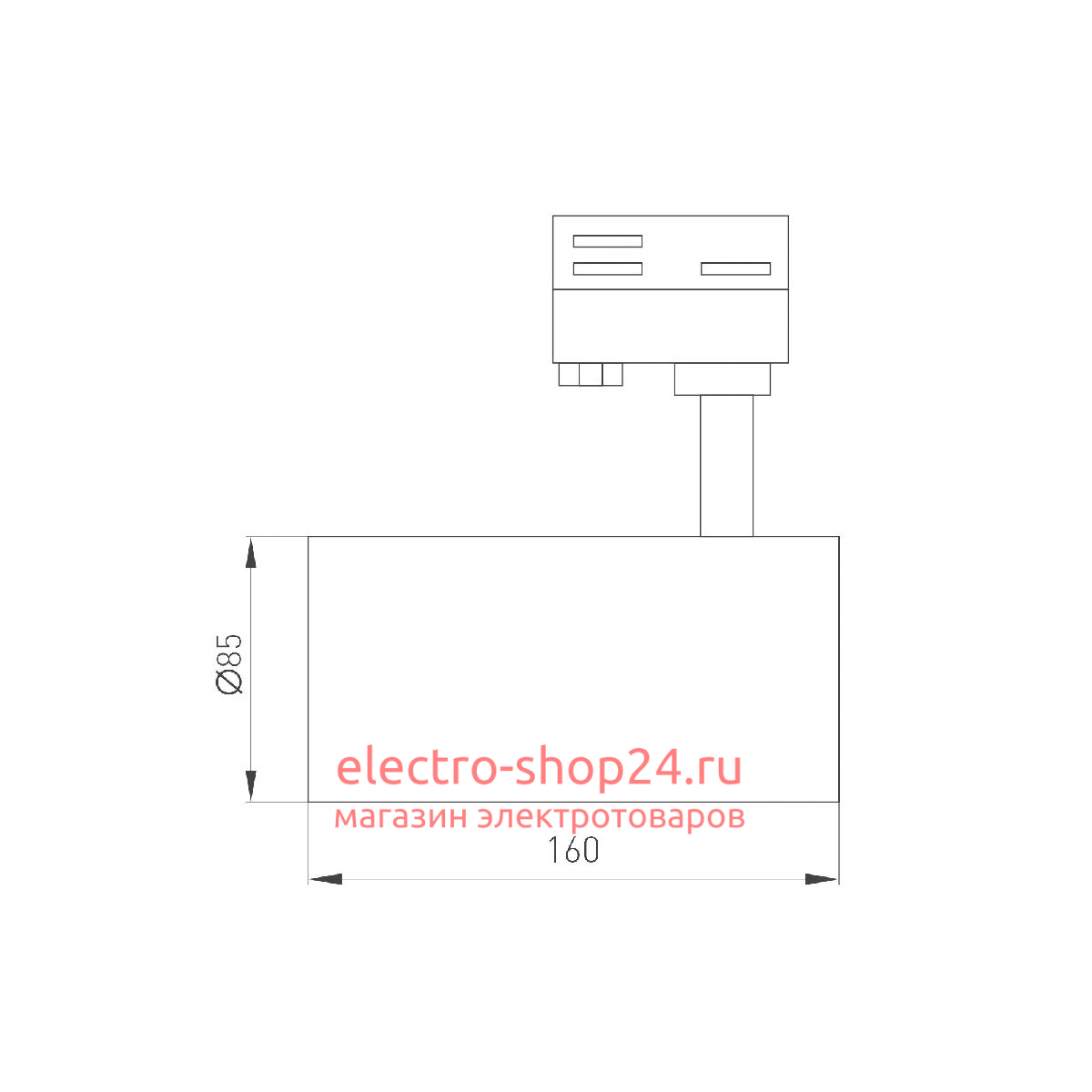 Трековый трехфазный светильник Arlight LGD-CALIPSO-4TR-R85-30W Day4000-MIX 046728 046728 - магазин электротехники Electroshop