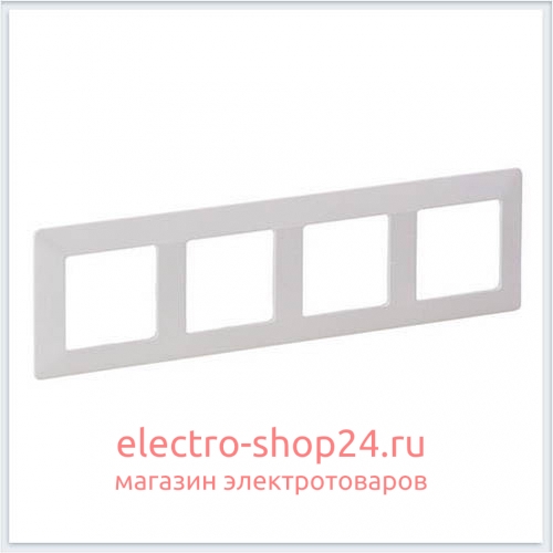 Legrand Valena Life Рамка 4-ая Белая 754004 754004 - магазин электротехники Electroshop