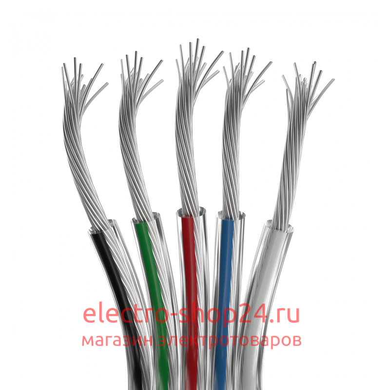 Шлейф питания Arlight ARL-20AWG-CLEAR-5Wire-CU 034966 034966 - магазин электротехники Electroshop