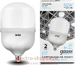 Лампа Gauss Elementary LED T160 E27 60W 6500K 63236 63236 - магазин электротехники Electroshop