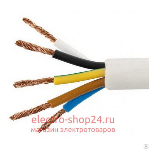 Провод соединительный ПВС 5х0,75 п1131 - магазин электротехники Electroshop
