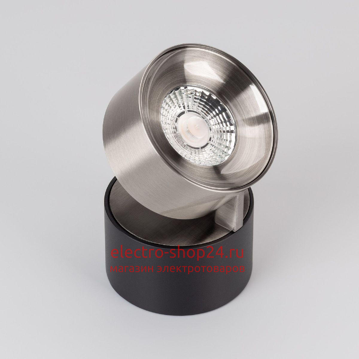 Накладной спот Arlight SP-PLURIO-SURFACE-R77-9W Warm3000 (BK-NI, 36 deg, 230V) 040423 040423 - магазин электротехники Electroshop