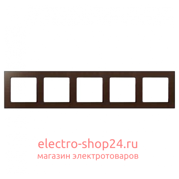 Рамка 5-ая Jung A Creation Мокко AC585MO AC585MO - магазин электротехники Electroshop