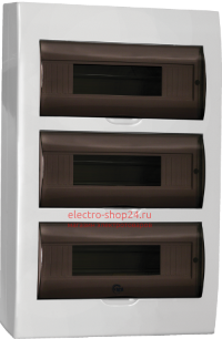 Бокс ЩРН-П-36 на 36 модулей навесной пластиковый с прозрачной дверкой IP40 ИЭК MKP12-N-36-40-05 MKP12-N-36-40-05 - магазин электротехники Electroshop