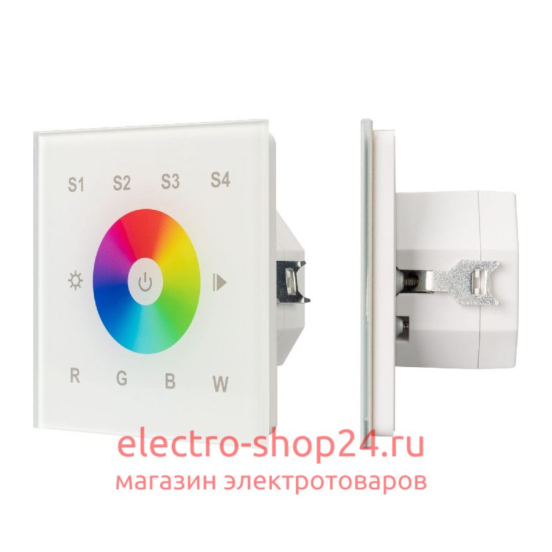 Сенсорная панель Arlight DALI-901-11-4G-RGBW-DT8-IN White BUS/230V 037202 037202 - магазин электротехники Electroshop