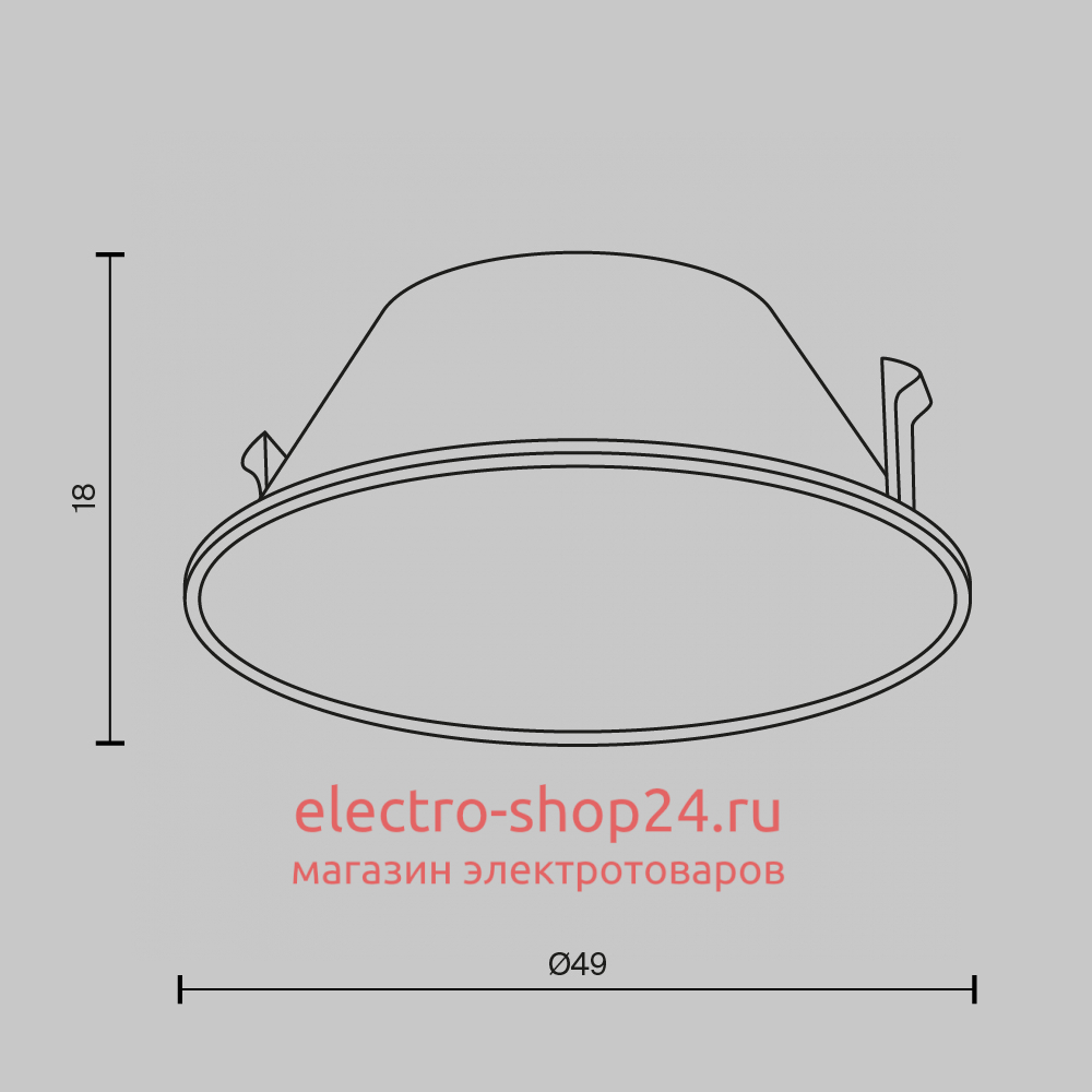 Декоративная рамка-отражатель Maytoni Wise Ring057-7-MG Ring057-7-MG - магазин электротехники Electroshop