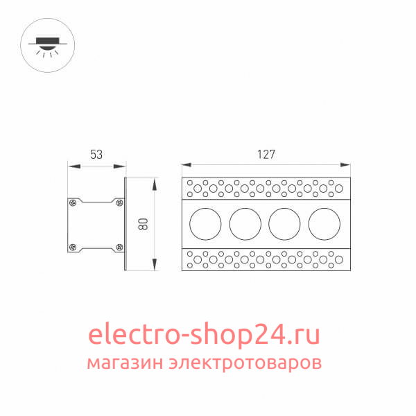 Встраиваемый светодиодный светильник Arlight MS-Orient-Built-Trimless-TC-S38x127-10W Day4000 032224 032224 - магазин электротехники Electroshop