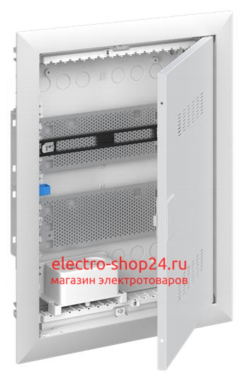 UK620MVB Шкаф мультимедиа (без розетки) с дверью с вентиляционными отверстиями в 2 ряда и с DIN-рейкой ABB 2CPX031454R9999 2CPX031454R9999 - магазин электротехники Electroshop