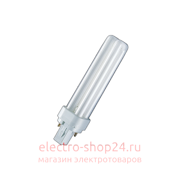 Лампа Osram Dulux D 10W/21-840 G24d-1 холодный белый 4000k 4050300010595 4050300010595 - магазин электротехники Electroshop