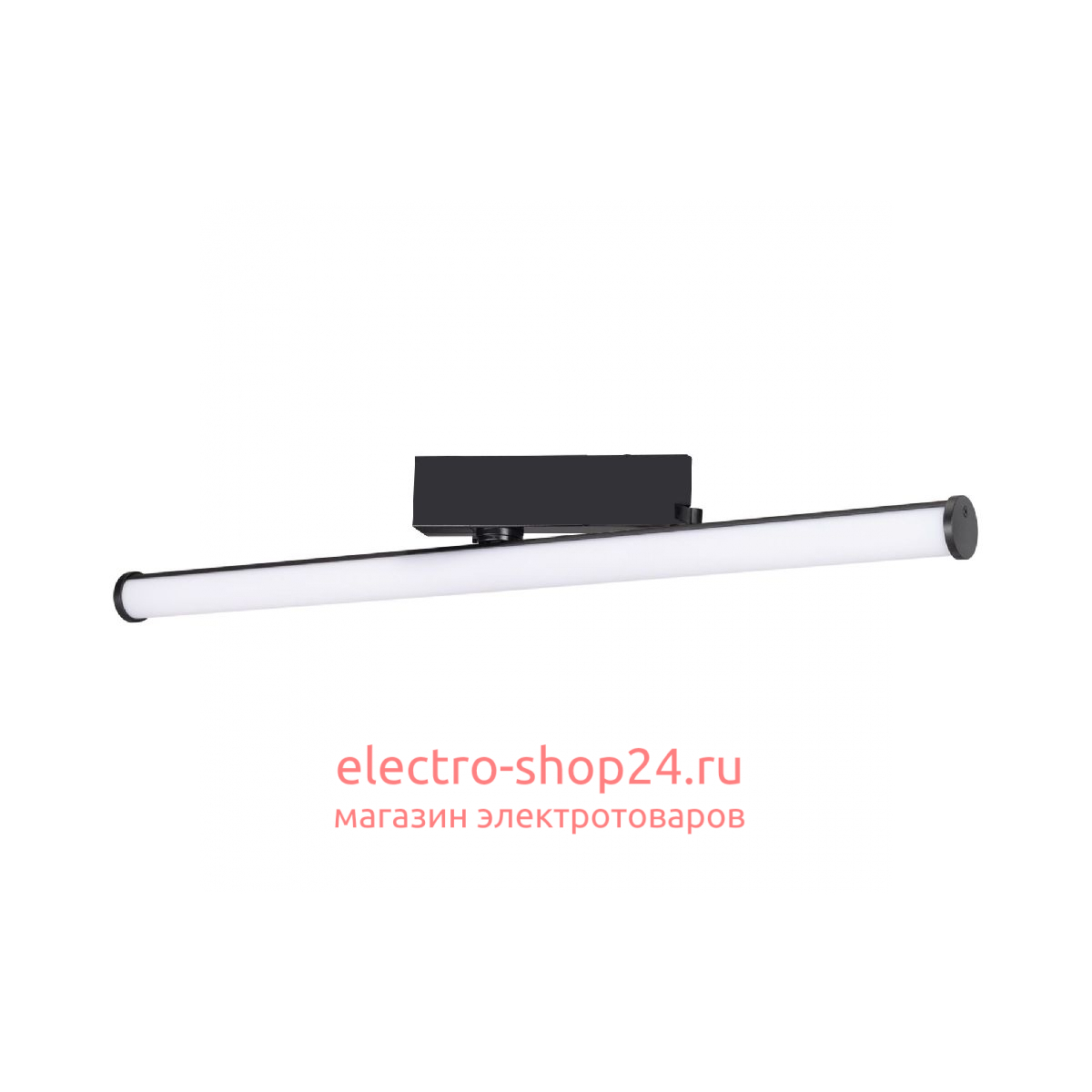 Трековый трехфазный светильник Arlight LGD-TUBE-TURN-4TR-L600-20W Warm3000 (BK, 180 deg, 230V) 036298(1) 036298(1) - магазин электротехники Electroshop