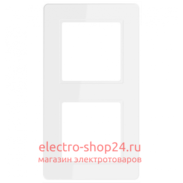 Рамка 2-ая Jung A flow Белоснежный матовый AF582BFWWM AF582BFWWM - магазин электротехники Electroshop