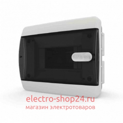 Щит встраиваемый TEKFOR 6 модулей IP41, прозрачная черная дверца CVK 40-06-1 CVK 40-06-1 - магазин электротехники Electroshop
