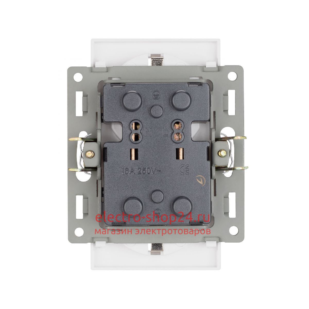 Механизм электрической розетки Arlight SCT-MEUD-PL-WH (250V, 16A) 043764 043764 - магазин электротехники Electroshop