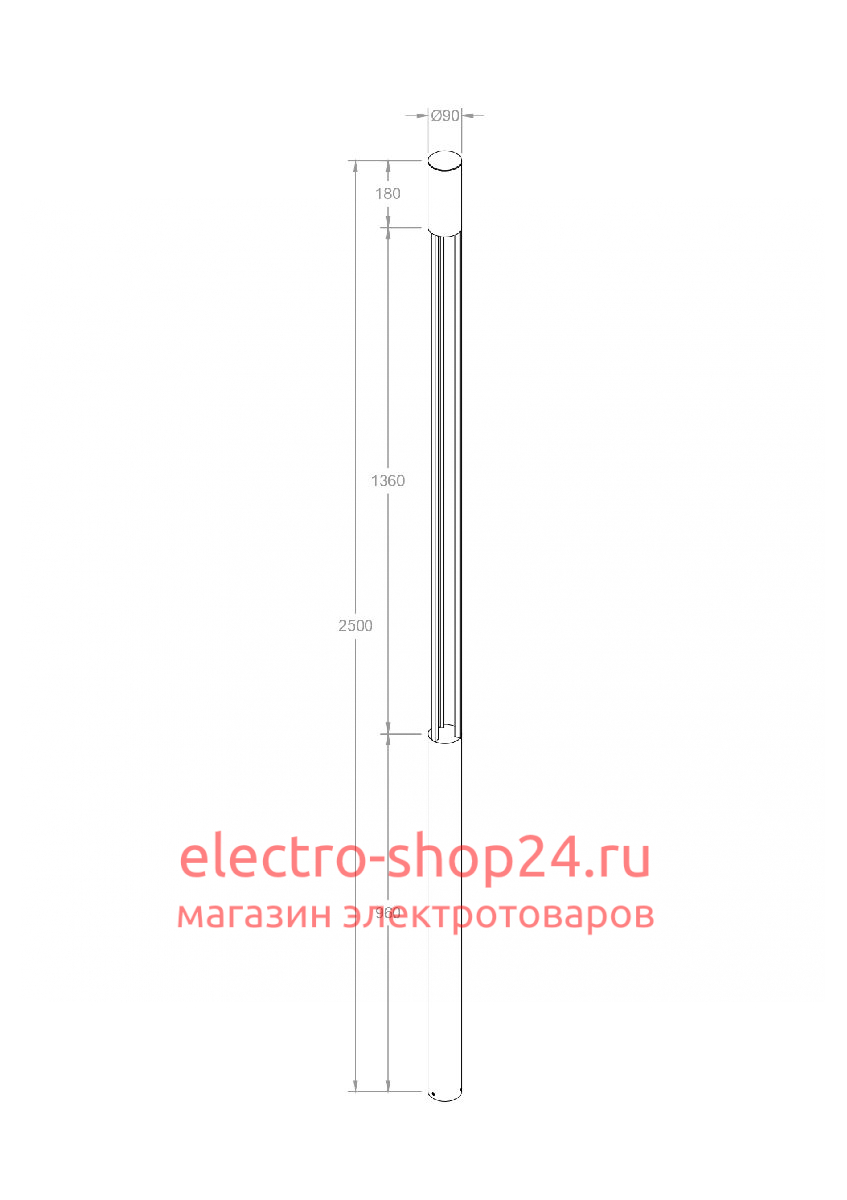 Парковый светильник Maytoni Mill O427FL-L30GF3K O427FL-L30GF3K - магазин электротехники Electroshop