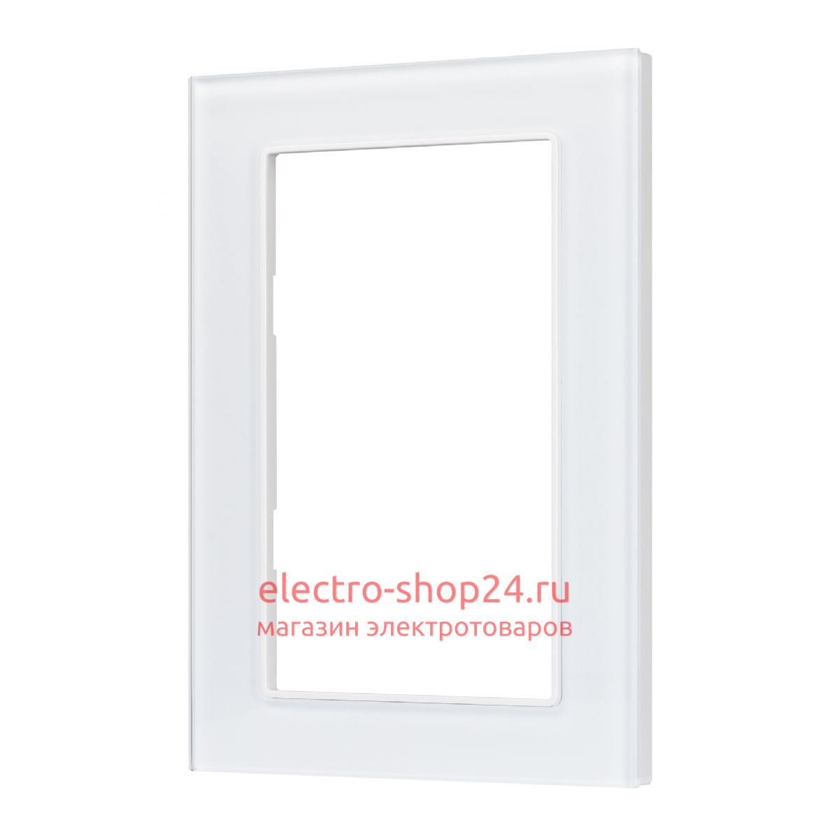 Рамка одноместная Arlight FRM-GLARE-GS-D-WH 043789 043789 - магазин электротехники Electroshop