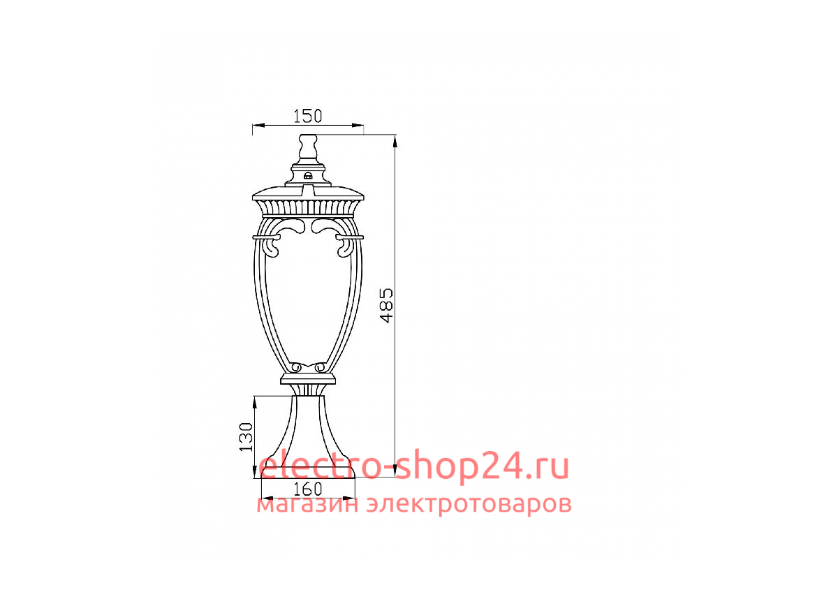 Ландшафтный светильник Maytoni Fleur O414FL-01GB O414FL-01GB - магазин электротехники Electroshop