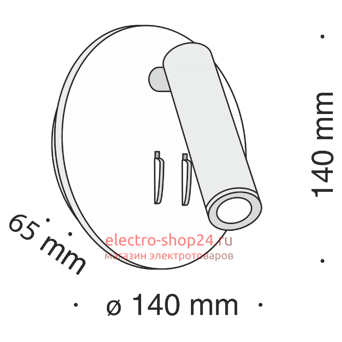 Светодиодный спот Maytoni Ios 176 C176-WL-01-6W-W C176-WL-01-6W-W - магазин электротехники Electroshop