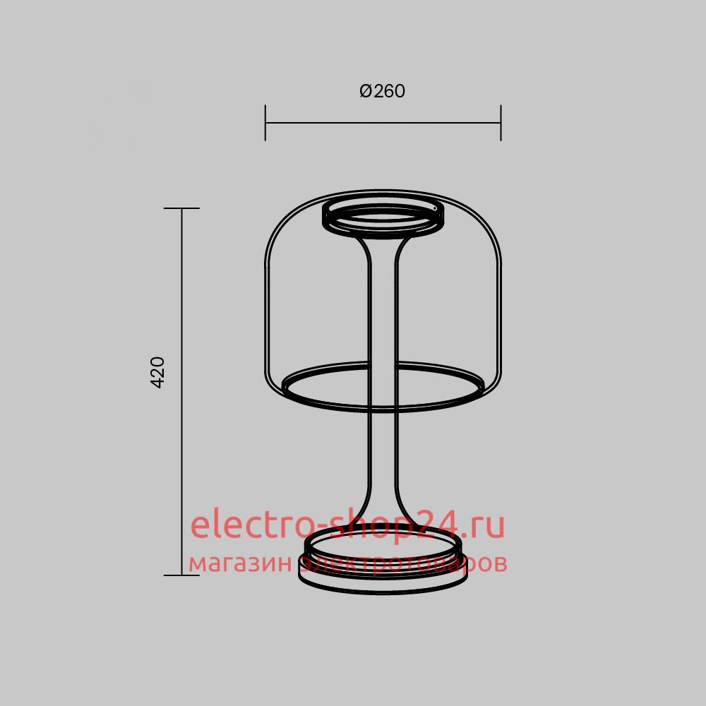 Настольная лампа Maytoni Spirito MOD286TL-L18B3K MOD286TL-L18B3K - магазин электротехники Electroshop