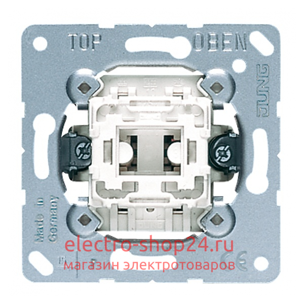Переключатель 1-клавишный 10а Jung механизм 506U 506U - магазин электротехники Electroshop