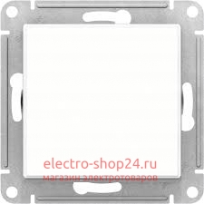 Одноклавишный выключатель 10А механизм Schneider Electric AtlasDesign Art, белый ATN200111 - магазин электротехники Electroshop
