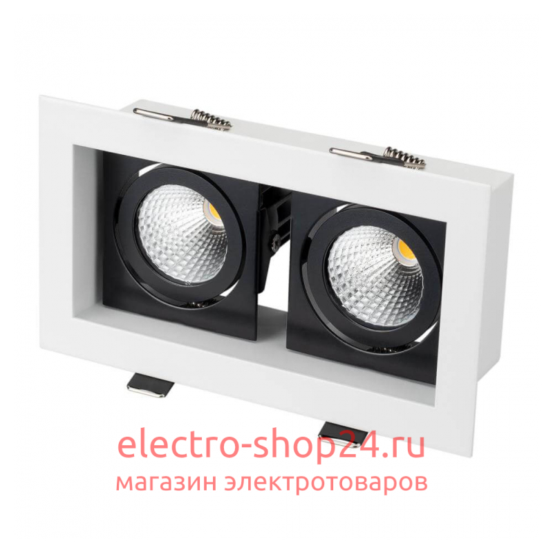 Встраиваемый светильник Arlight CL-KARDAN-S180x102-2x9W Warm 024130 024130 - магазин электротехники Electroshop