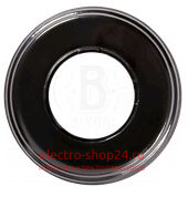 Рамка 1-я Bironi Лизетта пластик черный BF1-610-23 BF1-610-23 - магазин электротехники Electroshop