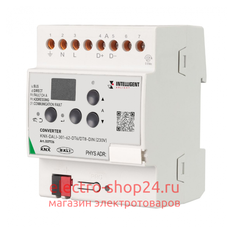 Конвертер Arlight KNX-DALI-301-62-DT6/DT8-DIN 230V 037726 037726 - магазин электротехники Electroshop