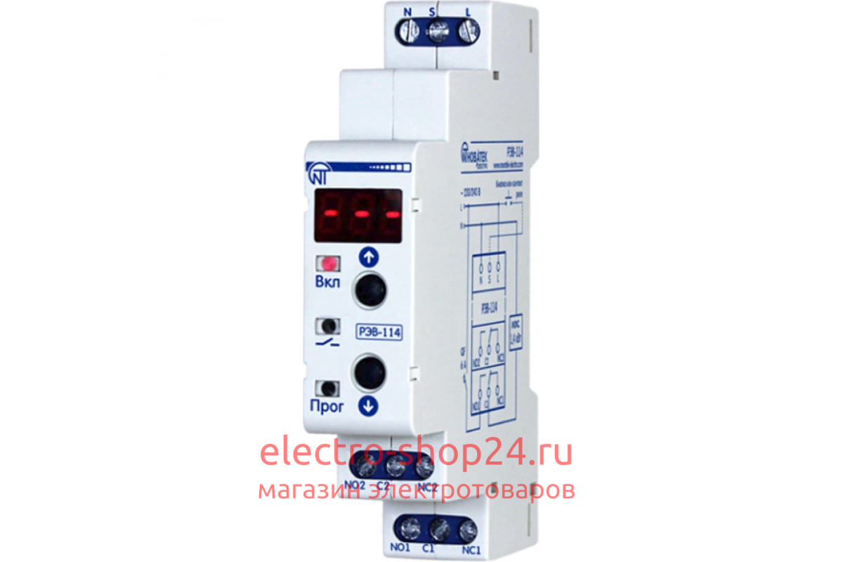 Реле времени РЭВ-114 НовАтек-Электро 3425601114 3425601114 - магазин электротехники Electroshop