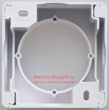 Коробка наружного монтажа Schneider Electric Glossa, белый GSL000100 - магазин электротехники Electroshop