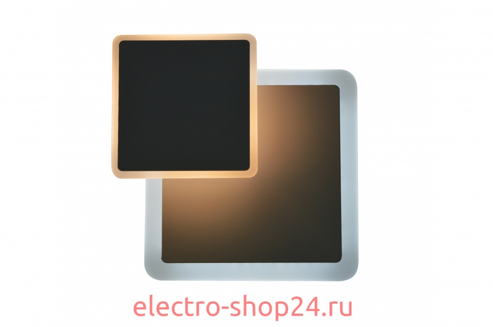 Светодиодный светильник, бра Geometria square 12W S-185-WHITE-220-IP44 (У0000003047) - магазин электротехники Electroshop