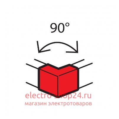 Внешний угол 100х50 неизменяемый 90° 638012 Legrand METRA - магазин электротехники Electroshop