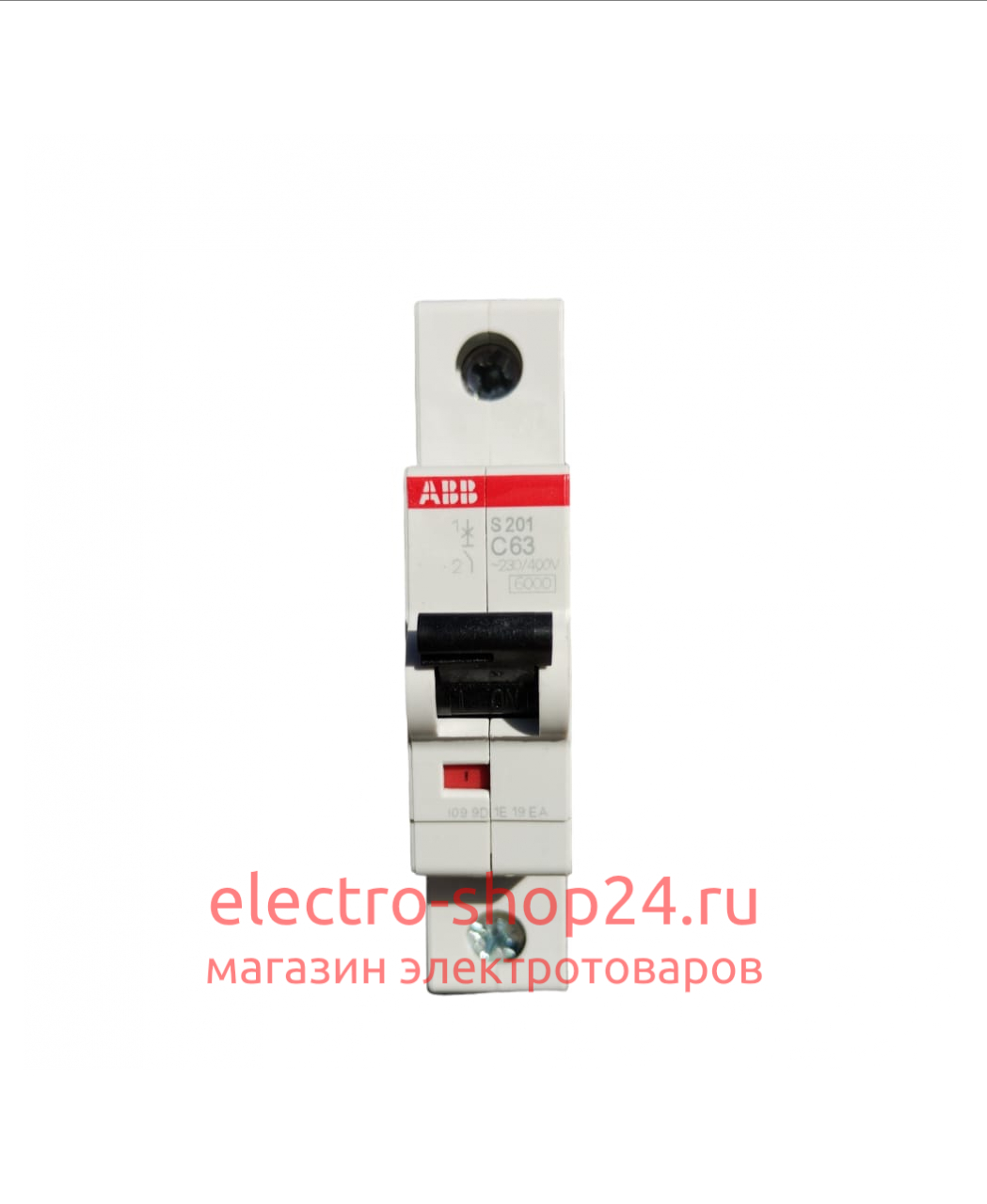 S201 C63 Автоматический выключатель 1-полюсный 63А 6кА (хар-ка C) ABB 2CDS251001R0634 2CDS251001R0634 - магазин электротехники Electroshop
