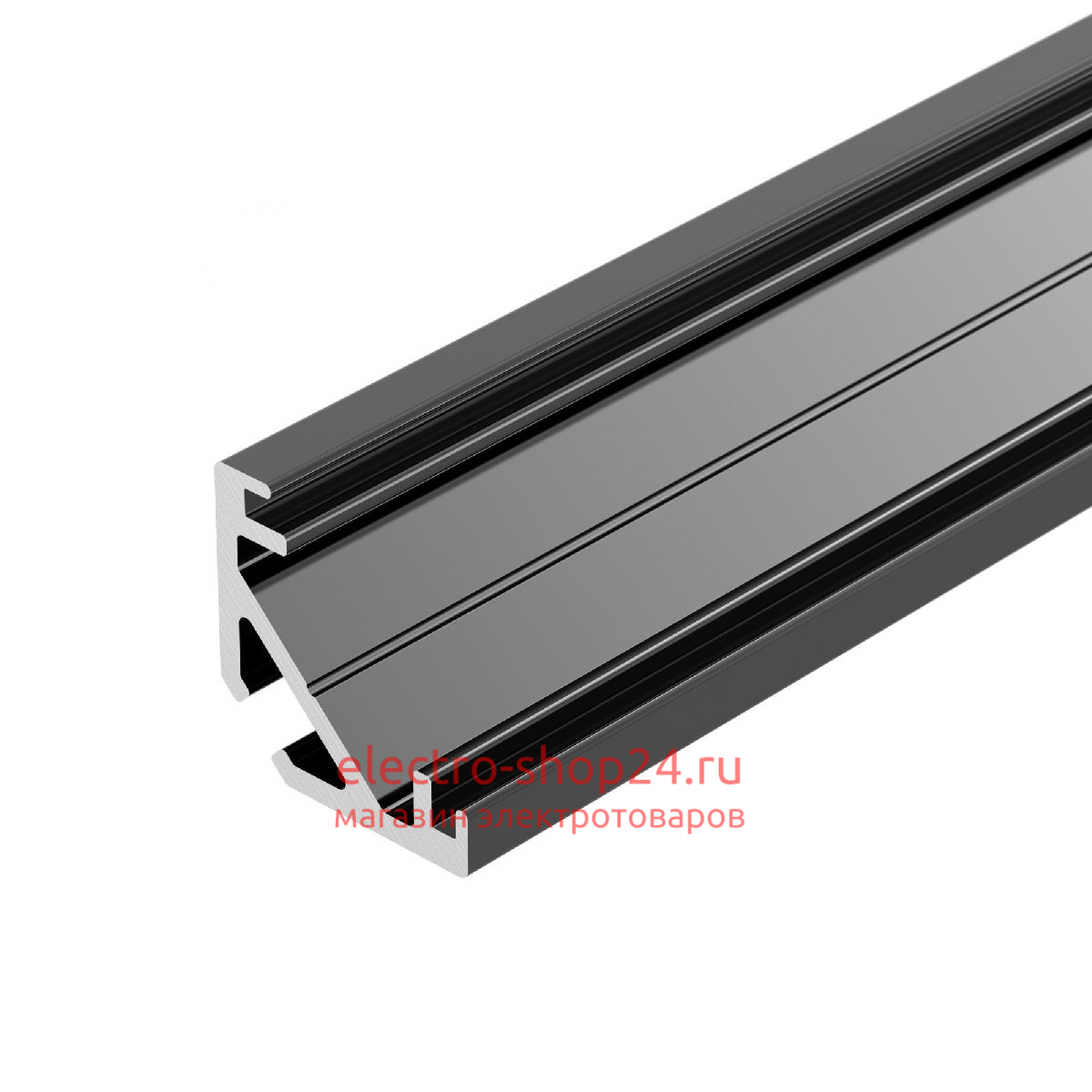 Алюминиевый профиль Arlight SL-KANT-H10-2000 BLACK 049014 049014 - магазин электротехники Electroshop