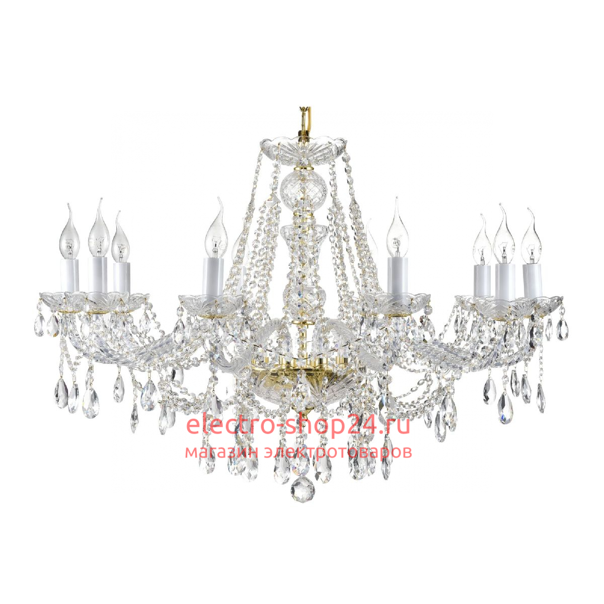 Подвесная люстра Maytoni Beatrix DIA019-10-G DIA019-10-G - магазин электротехники Electroshop