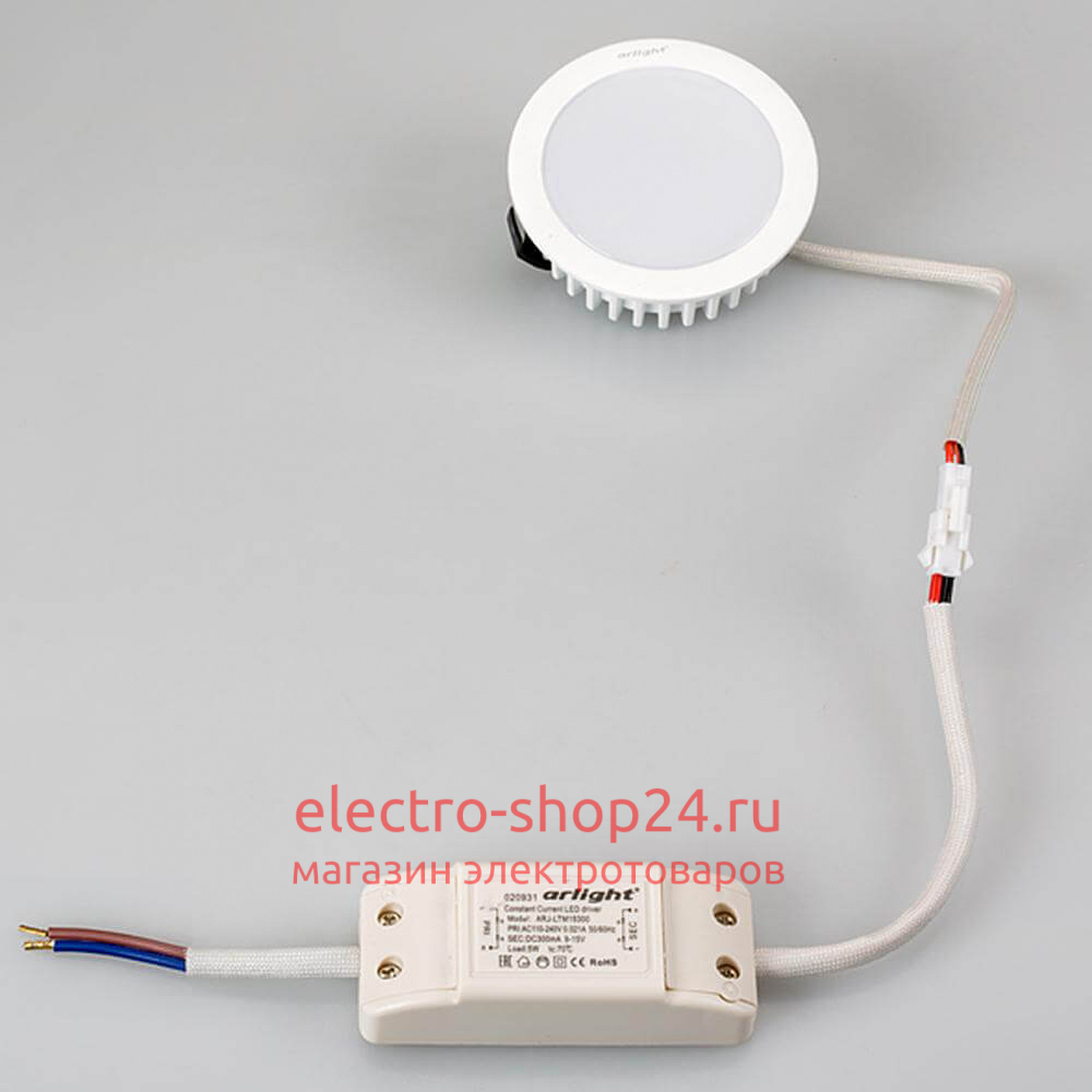 Мебельный светильник Arlight LTM-R70WH-Frost 4.5W White 110deg 020769 020769 - магазин электротехники Electroshop