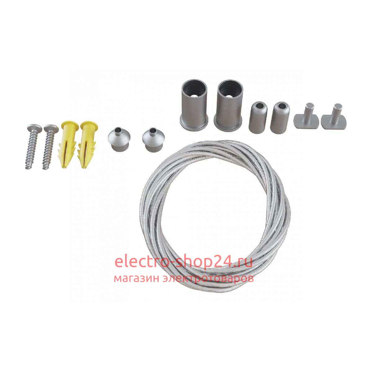 Тросовый подвес Maytoni Accessories for tracks TRA004SW-21S TRA004SW-21S - магазин электротехники Electroshop