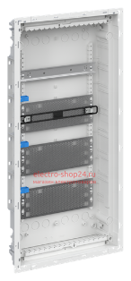 UK640MVB Шкаф мультимедиа (без розетки) с дверью с вентиляционными отверстиями в 4 ряда и с DIN-рейкой ABB 2CPX031456R9999 2CPX031456R9999 - магазин электротехники Electroshop