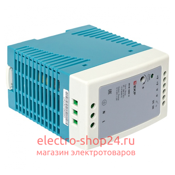 Блок питания DR-M-100W-12 100Вт вход 80-264В АС стабилизированный выход 12В DC PROxima EKF DR-M-100W-12 DR-M-100W-12 - магазин электротехники Electroshop