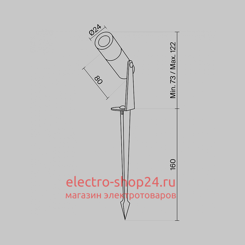 Ландшафтный светильник Maytoni Bern O050FL-L2W3K O050FL-L2W3K - магазин электротехники Electroshop