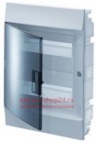 Бокс в нишу ABB Mistral41 на 36 модулей (2x18) прозрачная дверь c клеммным блоком (1SPE007717F9997) - магазин электротехники Electroshop