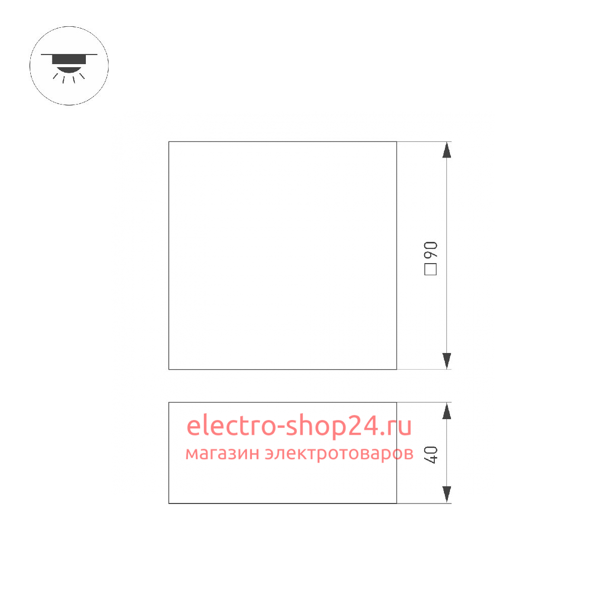 Встраиваемый светильник Arlight DL-GRIGLIATO-S90x90-6W Warm3000 051139 051139 - магазин электротехники Electroshop