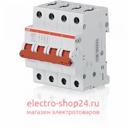 SHD204/16 Рубильник 4-полюсный модульный 16А (красный рычаг) ABB 2CDD274111R0016 - магазин электротехники Electroshop