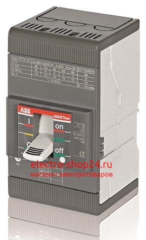 Выключатель автоматический 25A  ABB Tmax XT1B 160 TMD 25-450 3P F F 1SDA066801R1 1SDA066801R1 - магазин электротехники Electroshop