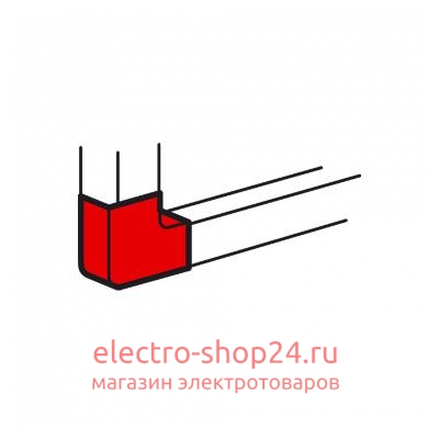 Плоский угол 130х50 неизменяемый 90° 638043 Legrand METRA - магазин электротехники Electroshop