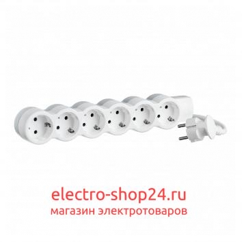 Удлинитель Legrand "Стандарт" белый 16А 6 розеток 3м 695017 695017 - магазин электротехники Electroshop