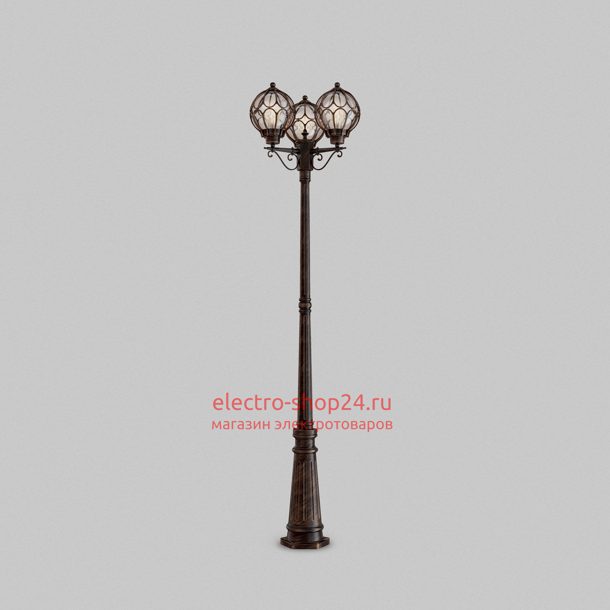 Садово-парковый светильник Maytoni Via O023FL-03G O023FL-03G - магазин электротехники Electroshop