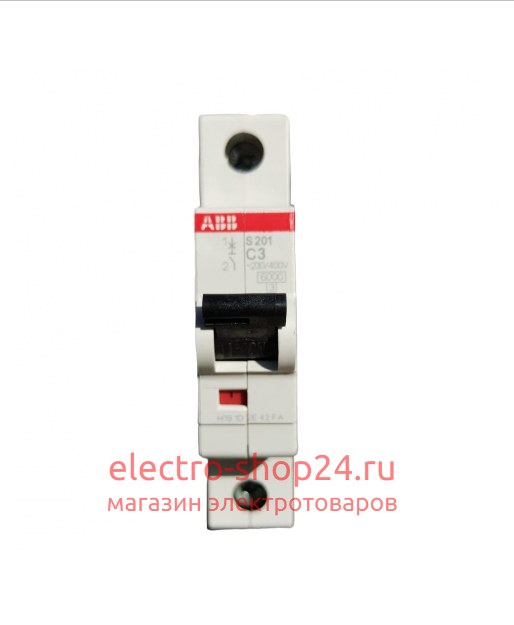S201 C3 Автоматический выключатель 1-полюсный 3А 6кА (хар-ка C) ABB 2CDS251001R0034 2CDS251001R0034 - магазин электротехники Electroshop