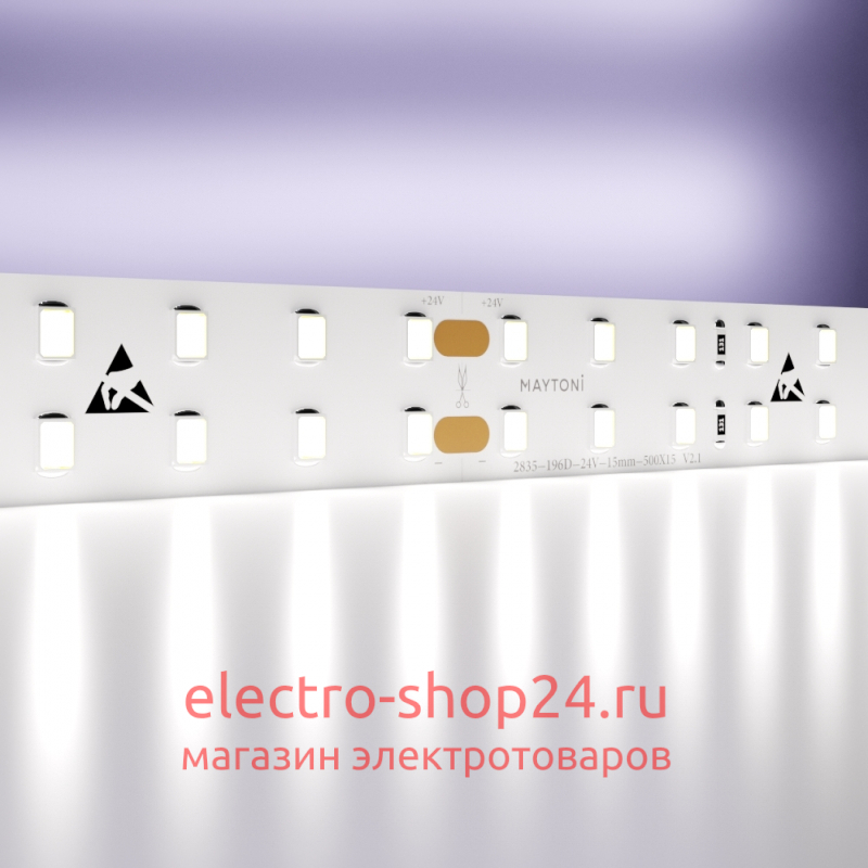 Светодиодная лента Maytoni Led Strip 24В 2835 20Вт/м 6000K 5м IP20 20030 20030 - магазин электротехники Electroshop