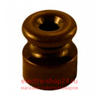 Изолятор Bironi керамика коричневый (50 штук в упаковке) B1-551-02-50 B1-551-02-50 - магазин электротехники Electroshop