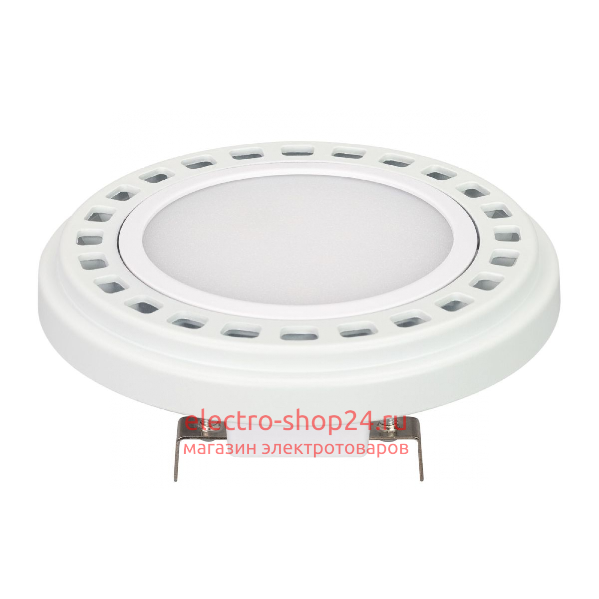 Светодиодная лампа Arlight AR111-UNIT-G53-12W- Day4000 (WH, 120 deg, 12V) 025637 025637 - магазин электротехники Electroshop